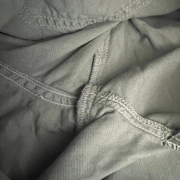 Sundry Jogger Pants Women Size 26 Green Camo Stars Comfy Lightweight Made in USA - Picture 8 of 11